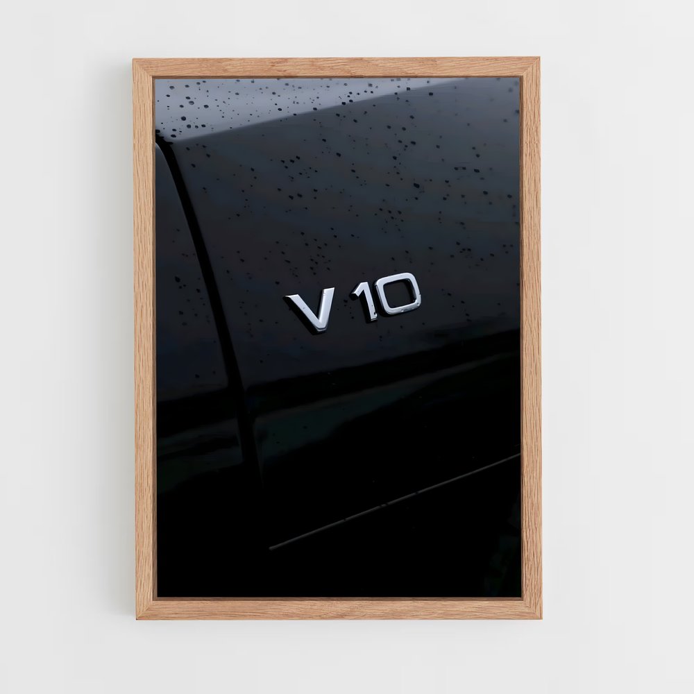 Poster V-Cross Noir – affiche Audi (vue 4)